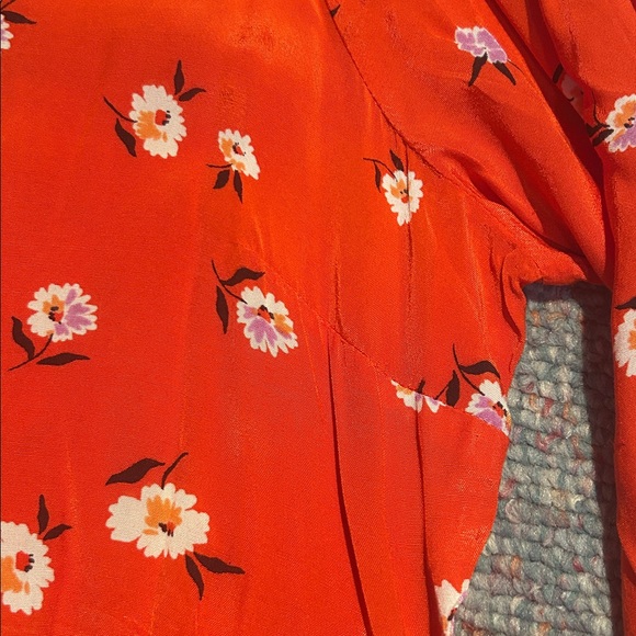 NWT Kaffe Kaobina Long Sleeve Floral Dress size 12 - Picture 13 of 14